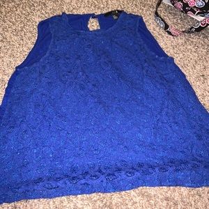 Beautiful navy blouse